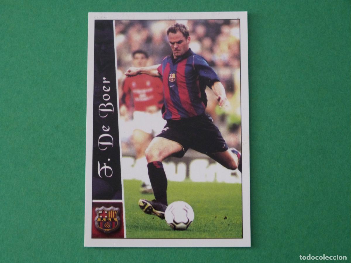 Cromos de f&uacute;tbol: TRADING CARD FUTBOL FRANK DE BOER F.C. BARCELONA N&ordm; 88 FICHAS LIGA MUNDICROMO 2002-2003/02-03