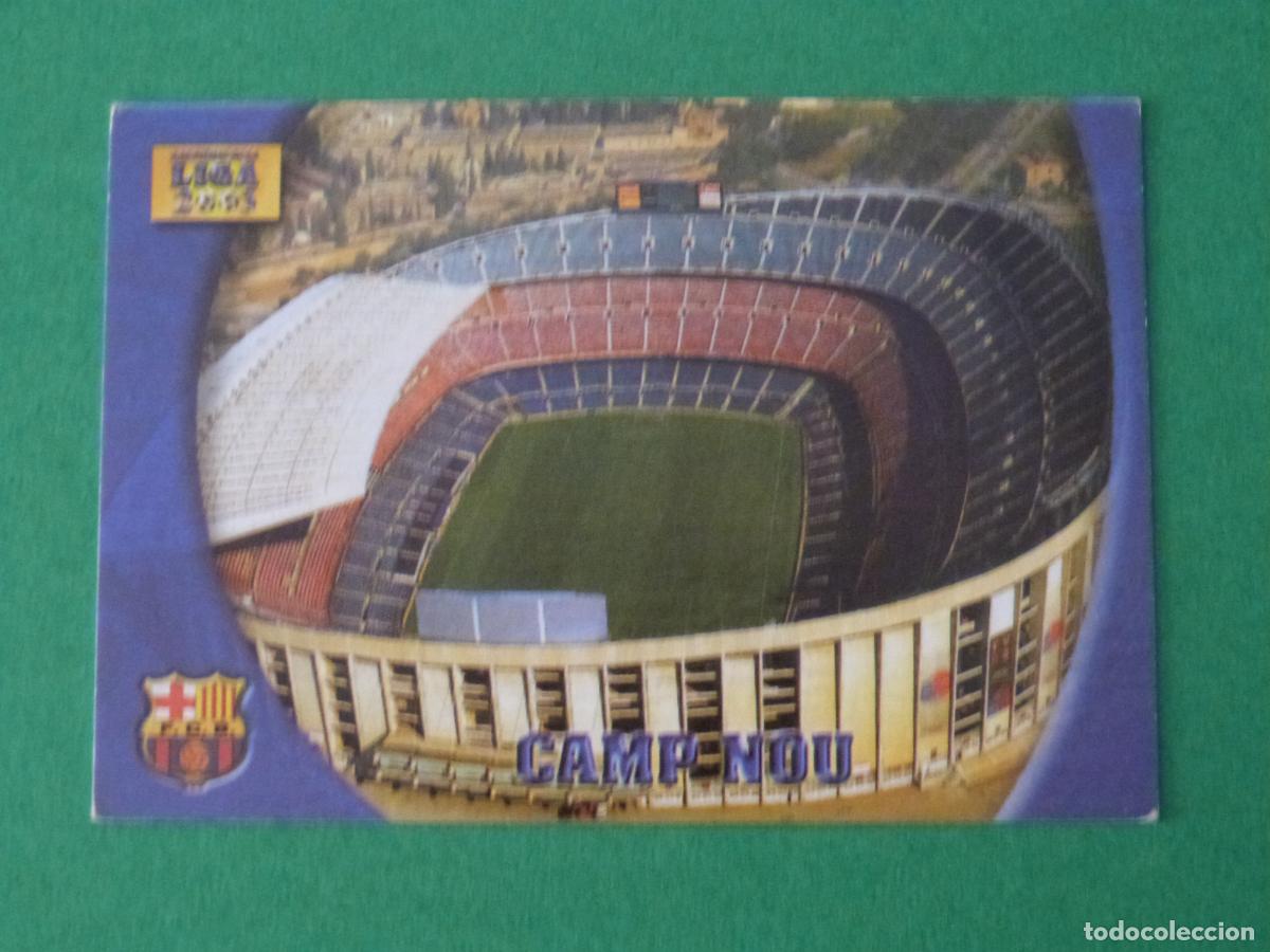 Cromos de f&uacute;tbol: TRADING CARD FUTBOL ESTADIO F.C. BARCELONA N&ordm; 83 FICHAS LIGA MUNDICROMO 2002-2003/02-03