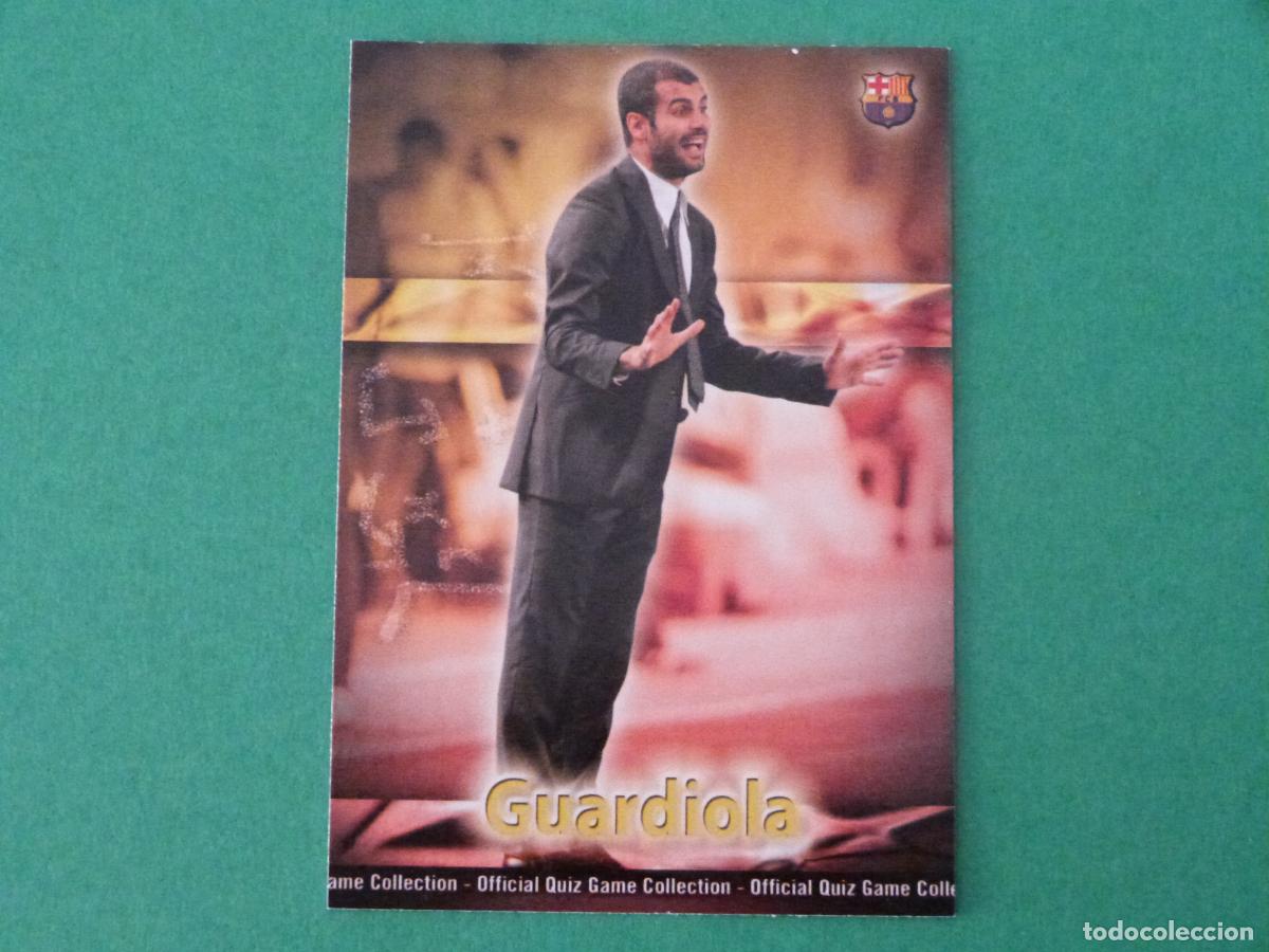 Cromos de f&uacute;tbol: TRADING CARD FUTBOL GUARDIOLA F.C. BARCELONA N&ordm; 3 FICHAS LIGA MUNDICROMO 2009-2010/09-10