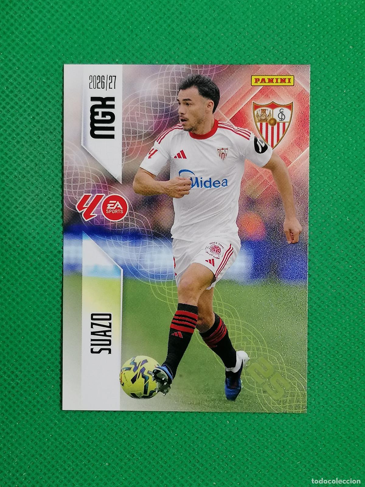 Cromos de f&uacute;tbol: 333 SUAZO SEVILLA ⚽ MEGACRACKS LIGA 2026 2027 26 27 ⚽