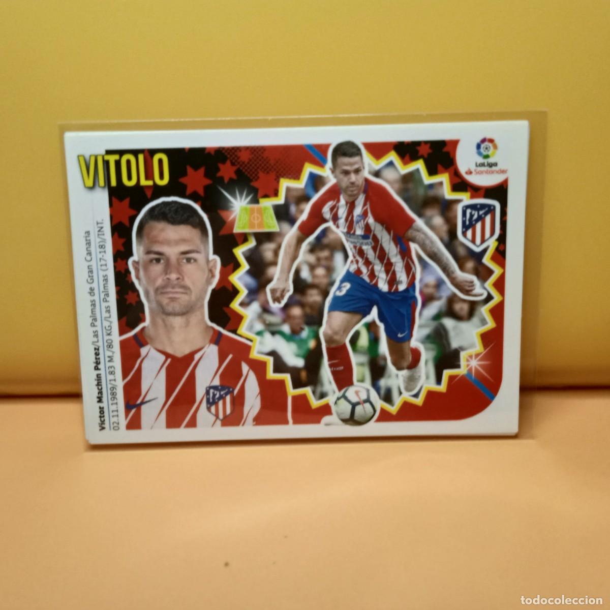 Cromos de f&uacute;tbol: EDICIONES ESTE 2018 2019 18 19 ATL&Eacute;TICO DE MADRID VITOLO 13