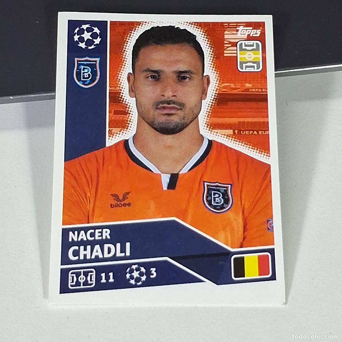 Cromos de f&uacute;tbol: A41 IST16 16 NACER CHADLI ISTAMBUL BASAKSE UEFA CHAMPIONS LEAGUE STICKER 2020 2021 20 21 CROMO TOPPS