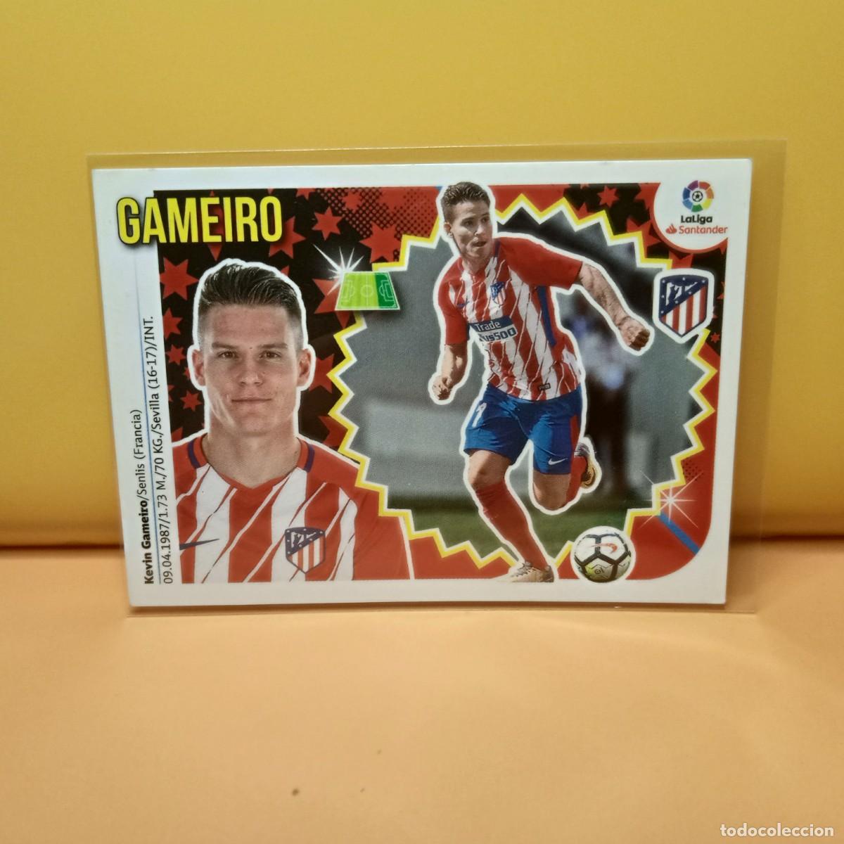 Cromos de f&uacute;tbol: EDICIONES ESTE 2018 2019 18 19 ATL&Eacute;TICO DE MADRID GAMEIRO 14B 14 B