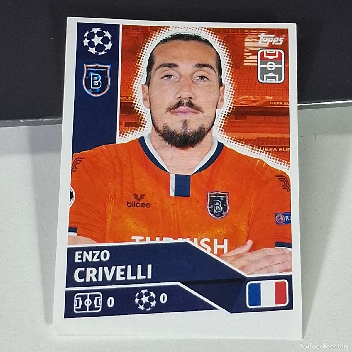 Cromos de f&uacute;tbol: A41 IST18 18 ENZO CRIVELLI ISTAMBUL BASAKS UEFA CHAMPIONS LEAGUE STICKER 2020 2021 20 21 CROMO TOPPS