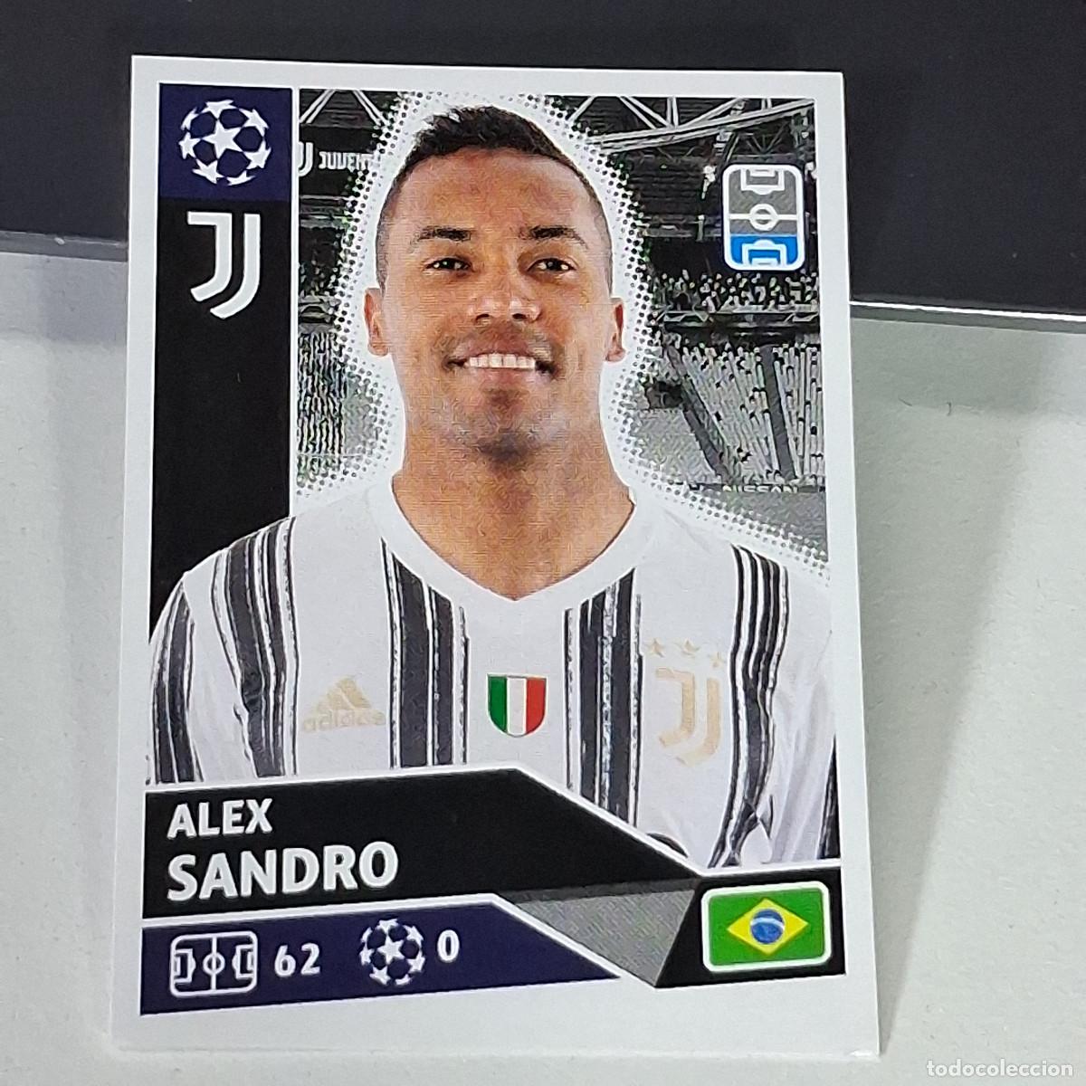 Cromos de f&uacute;tbol: A41 JUV06 JUV6 ALEX SANDRO JUVENTUS UEFA CHAMPIONS LEAGUE STICKER 2020 2021 20 21 CROMO TOPPS
