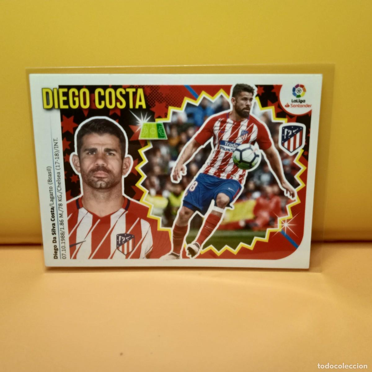 Cromos de f&uacute;tbol: EDICIONES ESTE 2018 2019 18 19 ATL&Eacute;TICO DE MADRID DIEGO COSTA 16