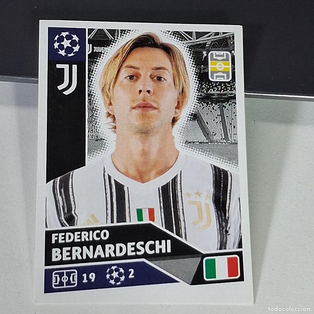 Cromos de f&uacute;tbol: A41 JUV13 13 BERNARDESCHI JUVENTUS UEFA CHAMPIONS LEAGUE STICKER 2020 2021 20 21 CROMO TOPPS