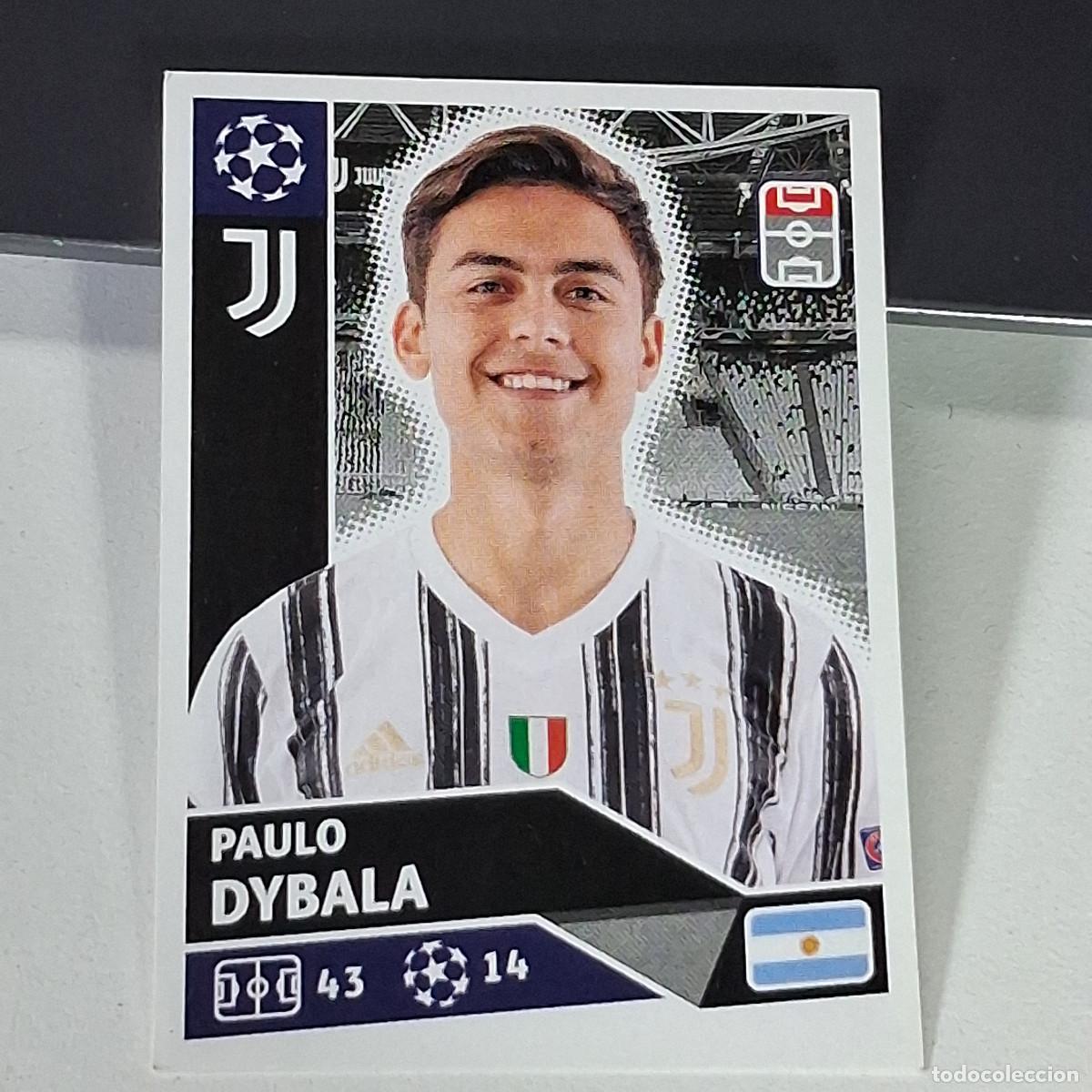 Cromos de f&uacute;tbol: A41 JUV17 JUV 17 JUVENTUS PAULO DYBALA UEFA CHAMPIONS LEAGUE STICKER 2020 2021 20 21 CROMO TOPPS