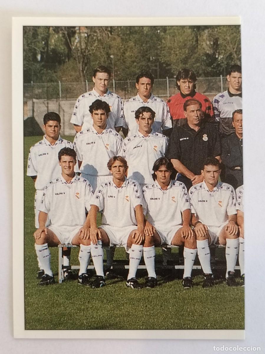 Cromos de f&uacute;tbol: #278 EQUIPO REAL MADRID C 1995/1996 COLECCION REAL MADRID 95/96 PANINI