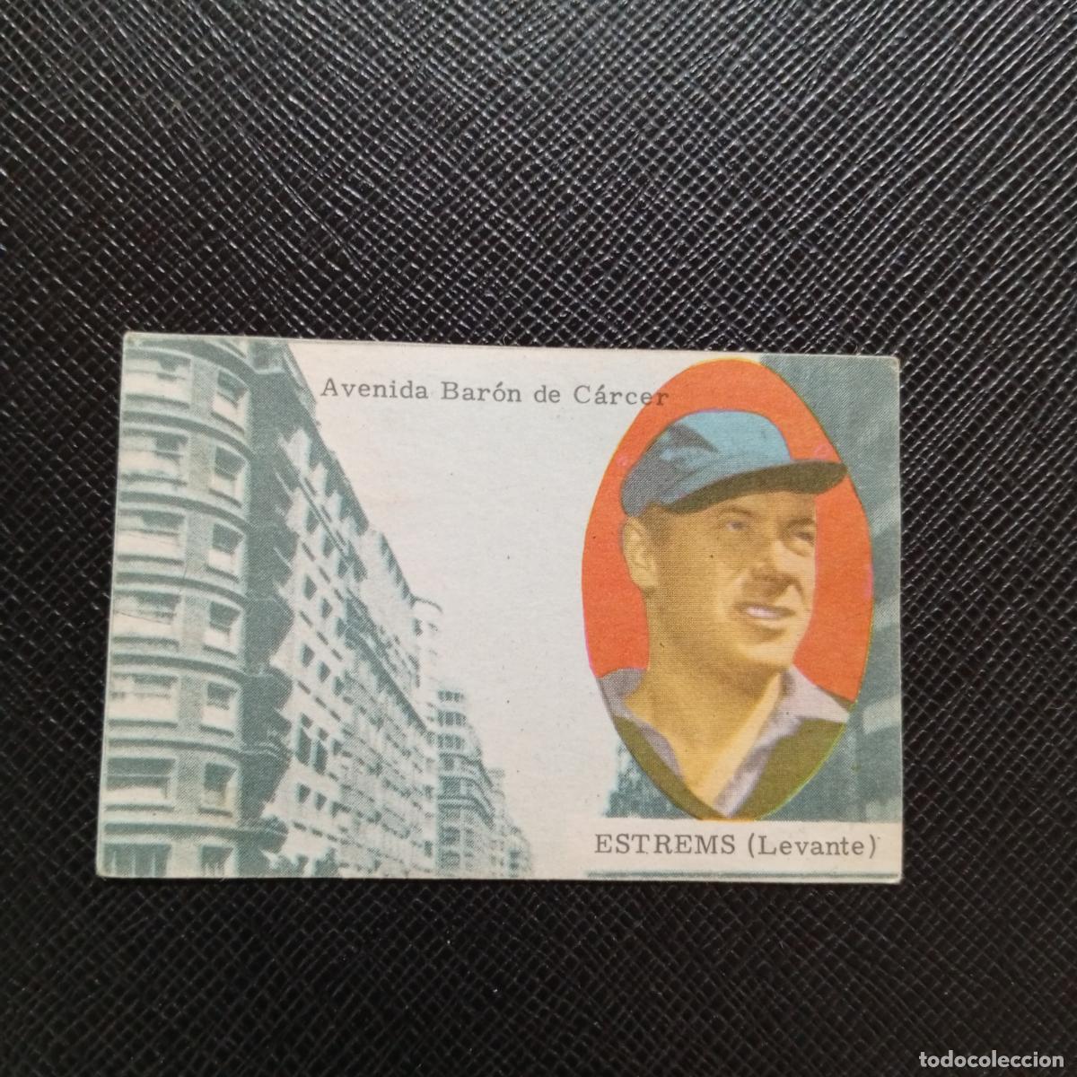 Cromos de f&uacute;tbol: ESTREMS LEVANTE FHER 1963 1964 CROMO FUTBOL 63 64 LIGA - DESPEGADO - A76 PG15