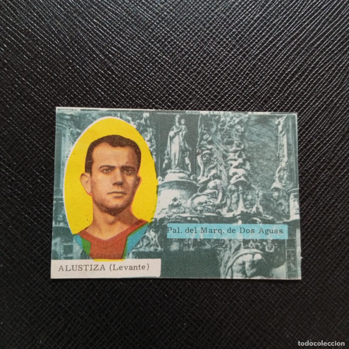 Cromos de f&uacute;tbol: ALUSTIZA LEVANTE FHER 1963 1964 CROMO FUTBOL 63 64 LIGA - DESPEGADO - A76 PG16