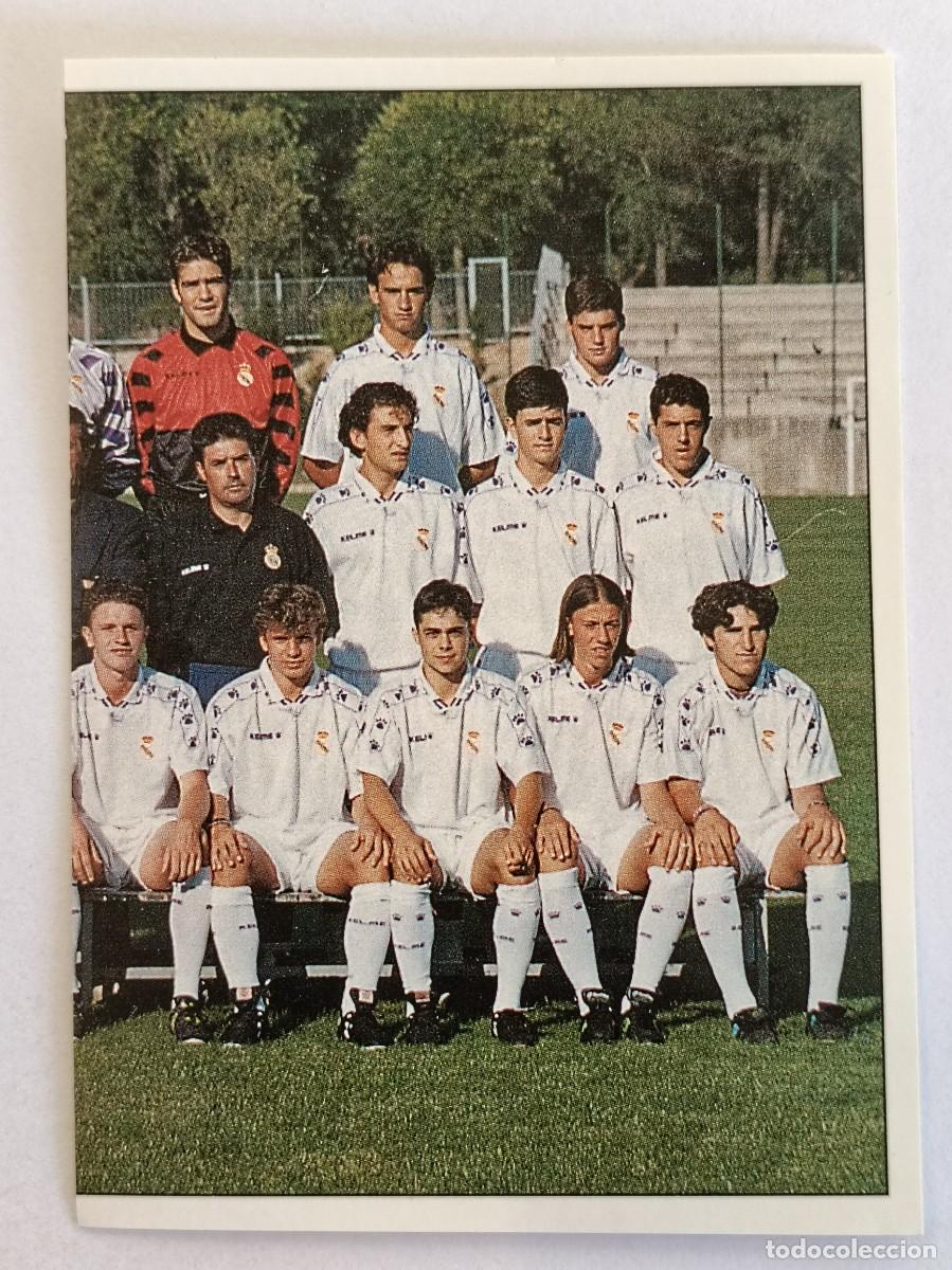 Cromos de f&uacute;tbol: #279 EQUIPO REAL MADRID C 1995/1996 COLECCION REAL MADRID 95/96 PANINI