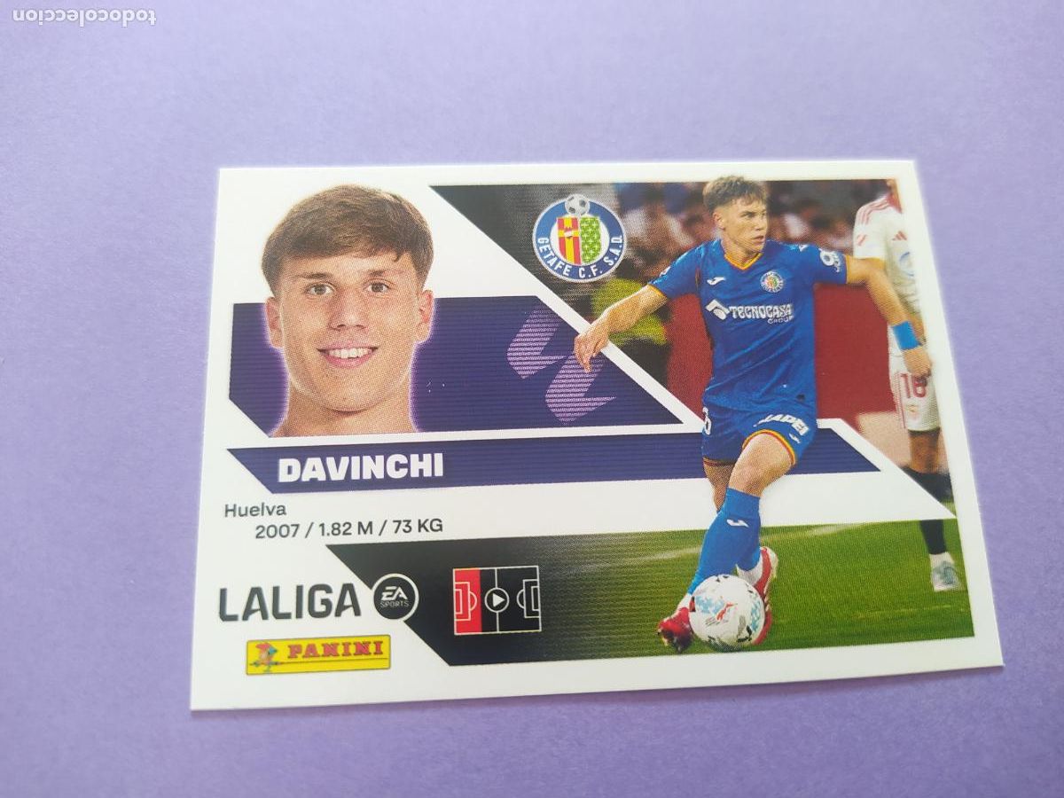Cromos de f&uacute;tbol: LIGA ESTE 2026 2027 26 27 NUEVO - GETAFE N&ordm; 10 DAVINCHI