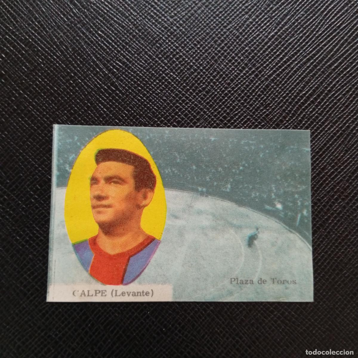Cromos de f&uacute;tbol: CALPE LEVANTE FHER 1963 1964 CROMO FUTBOL 63 64 LIGA - DESPEGADO - A76 PG42