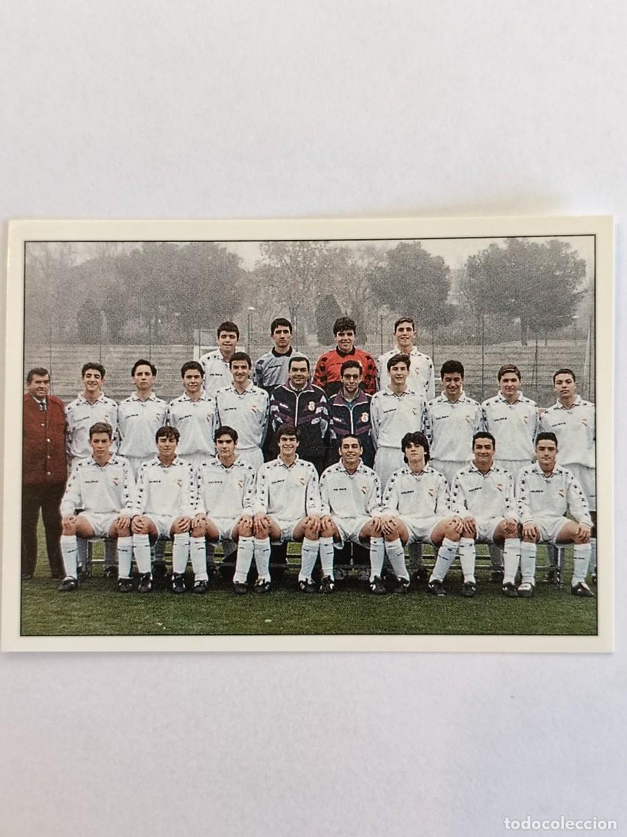 Cromos de f&uacute;tbol: #283 EQUIPO REAL MADRID JUVENIL C 1995/1996 COLECCION REAL MADRID 95/96 PANINI