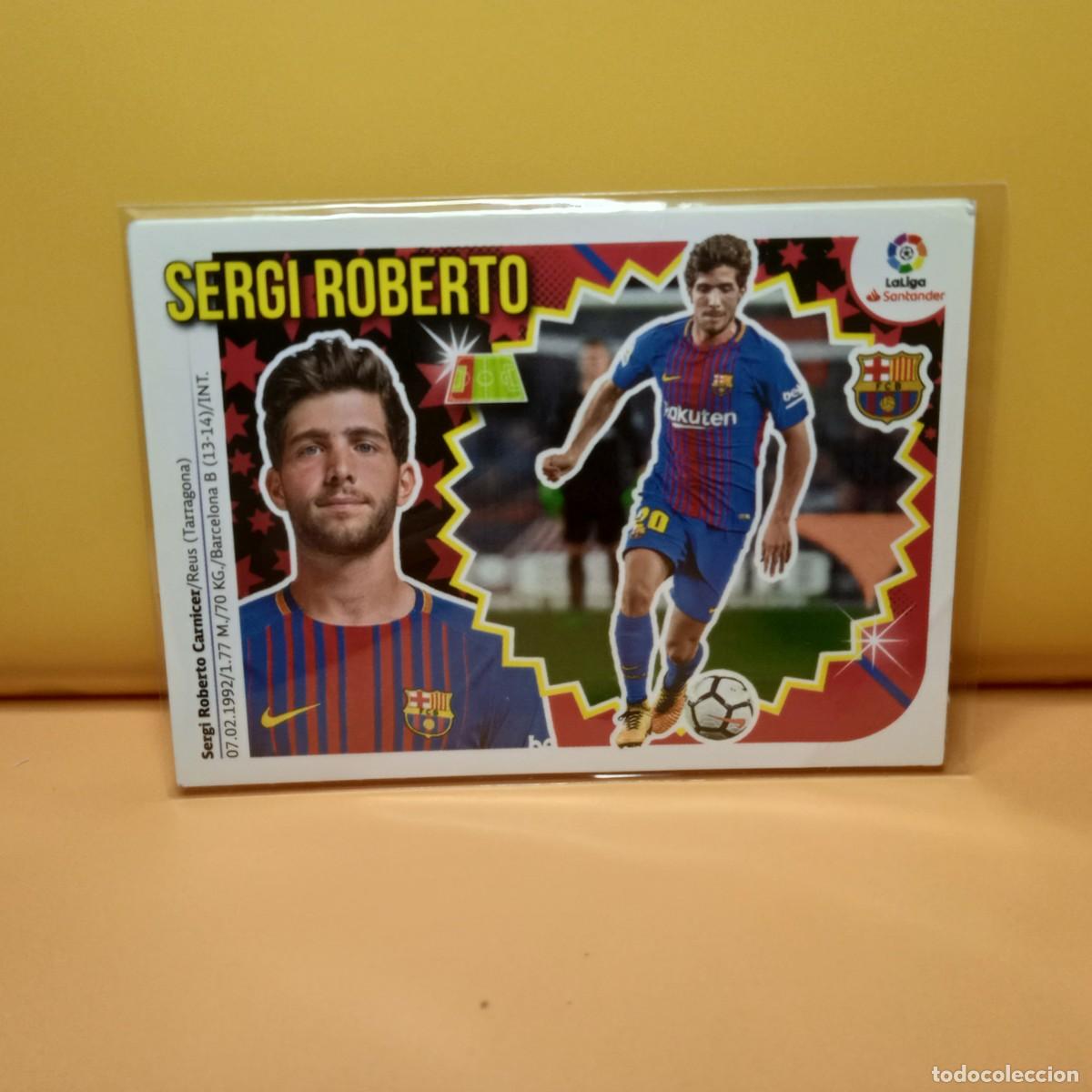 Cromos de f&uacute;tbol: EDICIONES ESTE 2018 2019 18 19 F.C BARCELONA SERGI ROBERTO 3