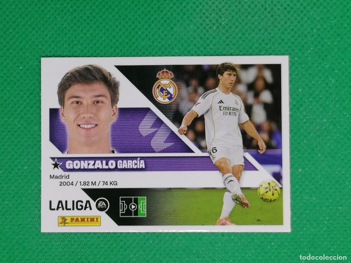 Cartes &agrave; collectionner de Football: 17 GONZALO REAL MADRID ⚽ PANINI LIGA ESTE 26 27 2026 2027 ⚽