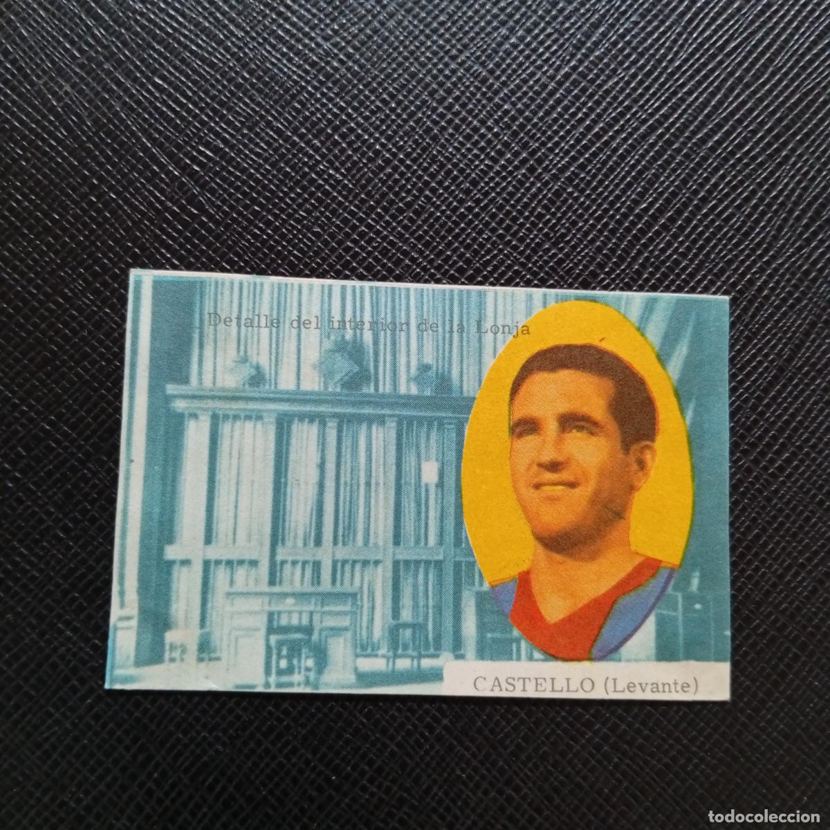 Cartes &agrave; collectionner de Football: CASTELLO LEVANTE FHER 1963 1964 CROMO FUTBOL 63 64 LIGA - DESPEGADO - A76 PG46