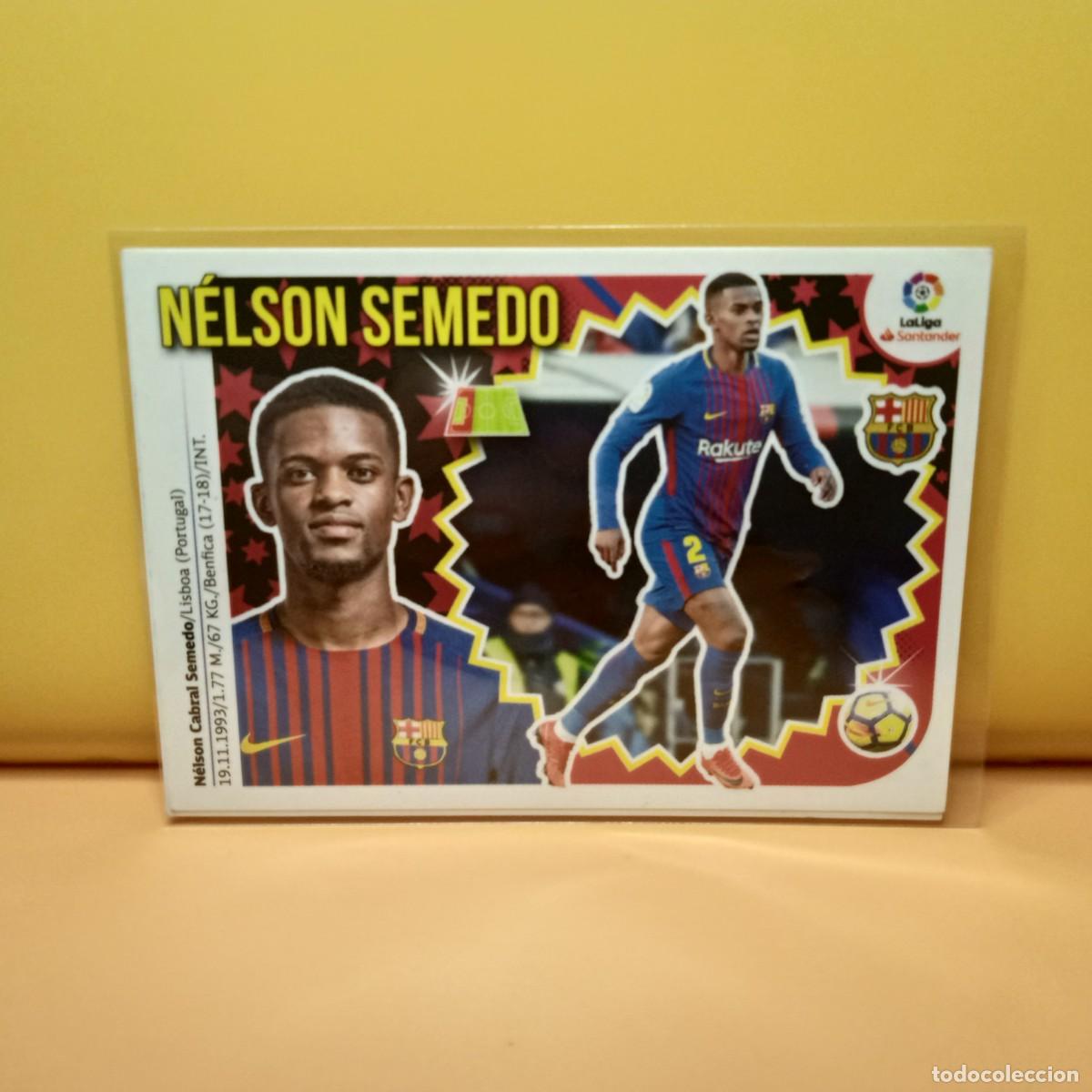 Cromos de f&uacute;tbol: EDICIONES ESTE 2018 2019 18 19 F.C BARCELONA N&Eacute;LSON SEMEDO 4A 4 A