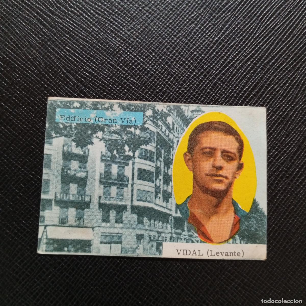 Cromos de f&uacute;tbol: VIDAL LEVANTE FHER 1963 1964 CROMO FUTBOL 63 64 LIGA - DESPEGADO - A76 PG46