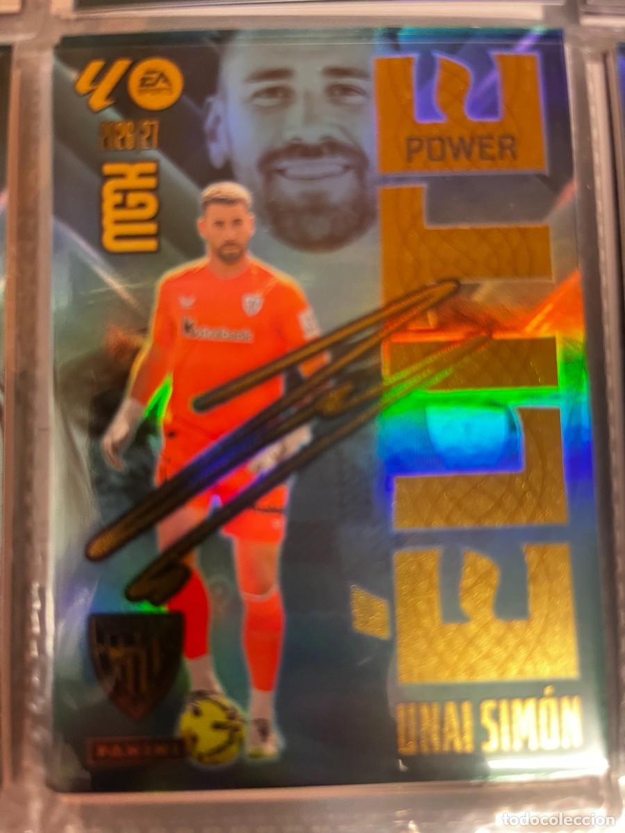 Cromos de f&uacute;tbol: MEGACRACKS MGK 2026 2027 26 27 PANINI N&ordm; 17 P 17P UNAI SIMON ATHLETIC BILBAO ELITE POWER