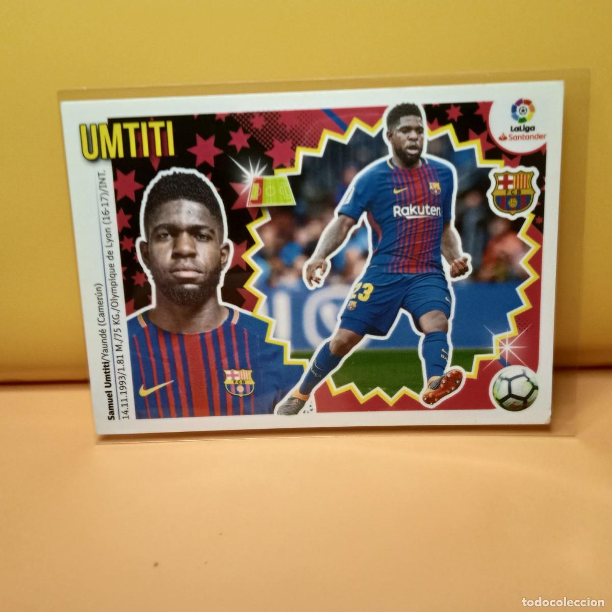 Cromos de f&uacute;tbol: EDICIONES ESTE 2018 2019 18 19 F.C BARCELONA UMTITI 6