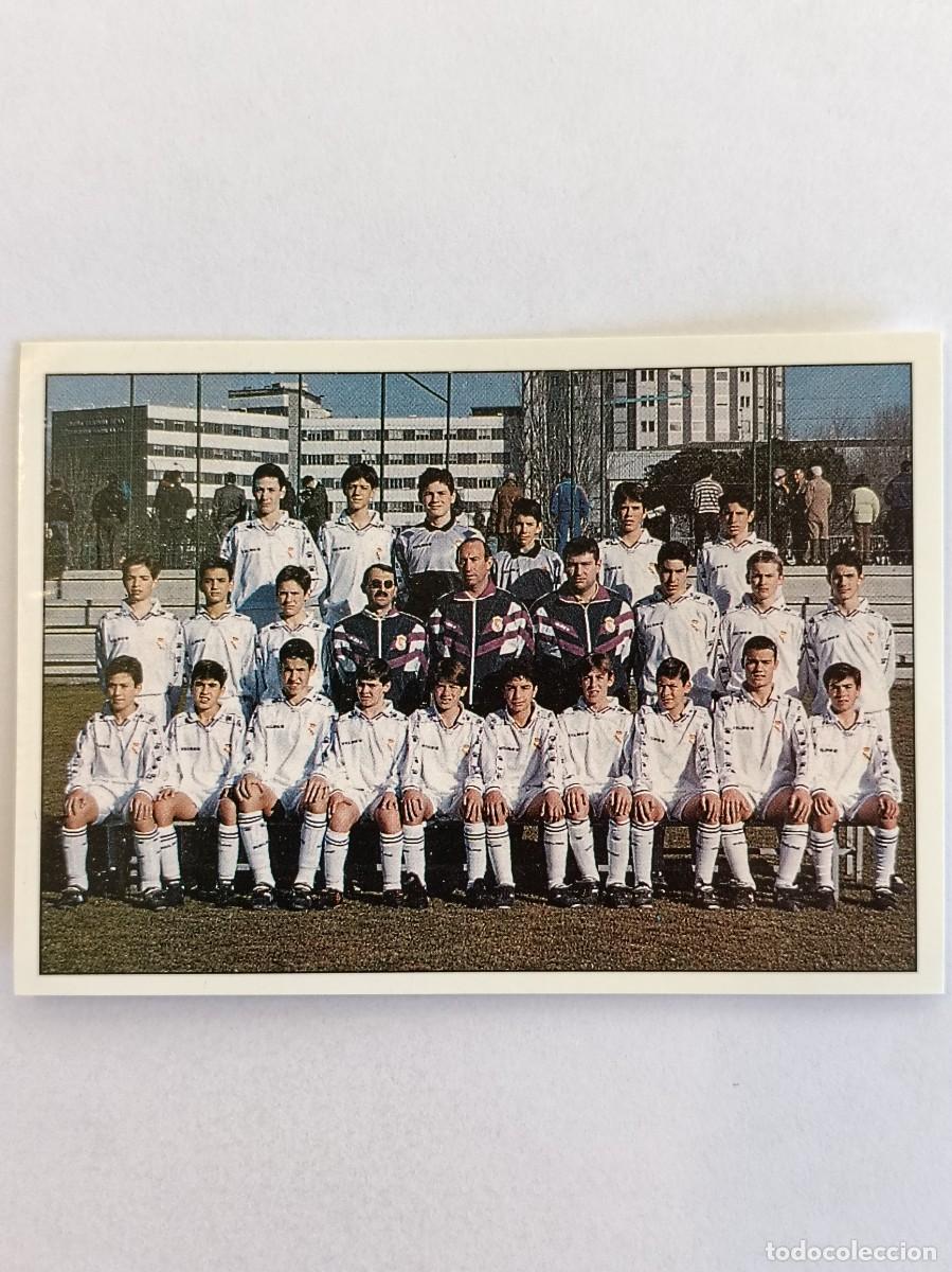 Fu&szlig;ball-Sticker: #286 EQUIPO REAL MADRID INFANTIL A 1995/1996 COLECCION REAL MADRID 95/96 PANINI