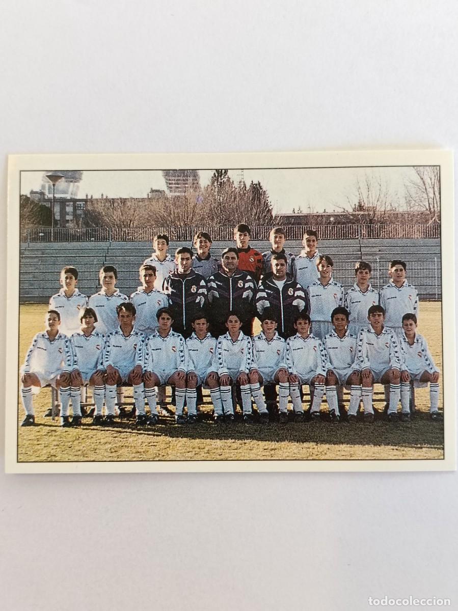 Cromos de f&uacute;tbol: #287 EQUIPO REAL MADRID INFANTIL B 1995/1996 COLECCION REAL MADRID 95/96 PANINI
