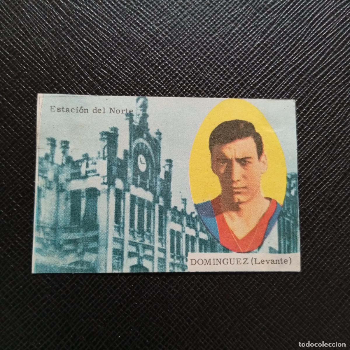 Cromos de f&uacute;tbol: DOMINGUEZ LEVANTE FHER 1963 1964 CROMO FUTBOL 63 64 LIGA - DESPEGADO - A139 PG46