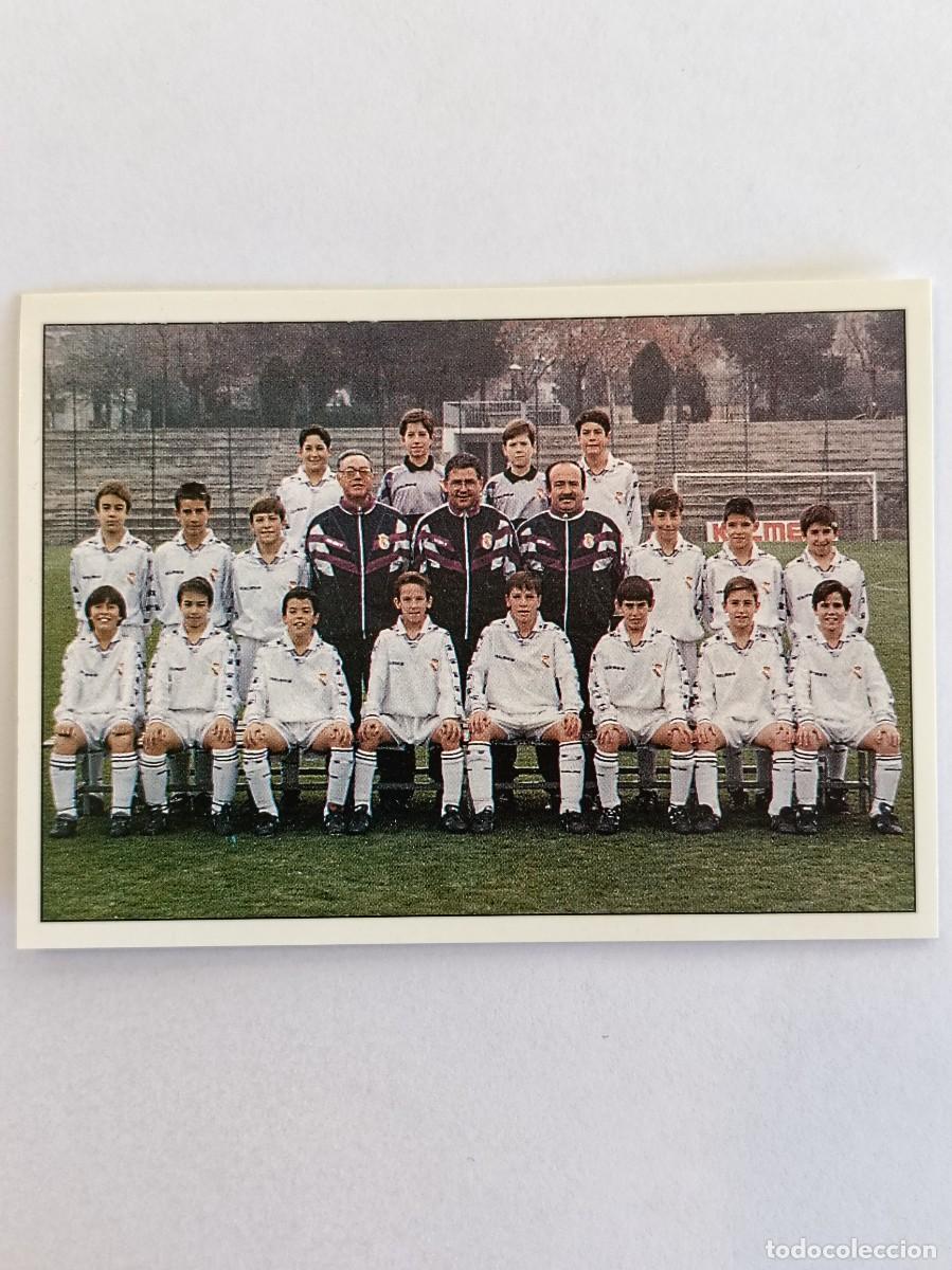 Cromos de f&uacute;tbol: #288 EQUIPO REAL MADRID ALEVIN A 1995/1996 COLECCION REAL MADRID 95/96 PANINI