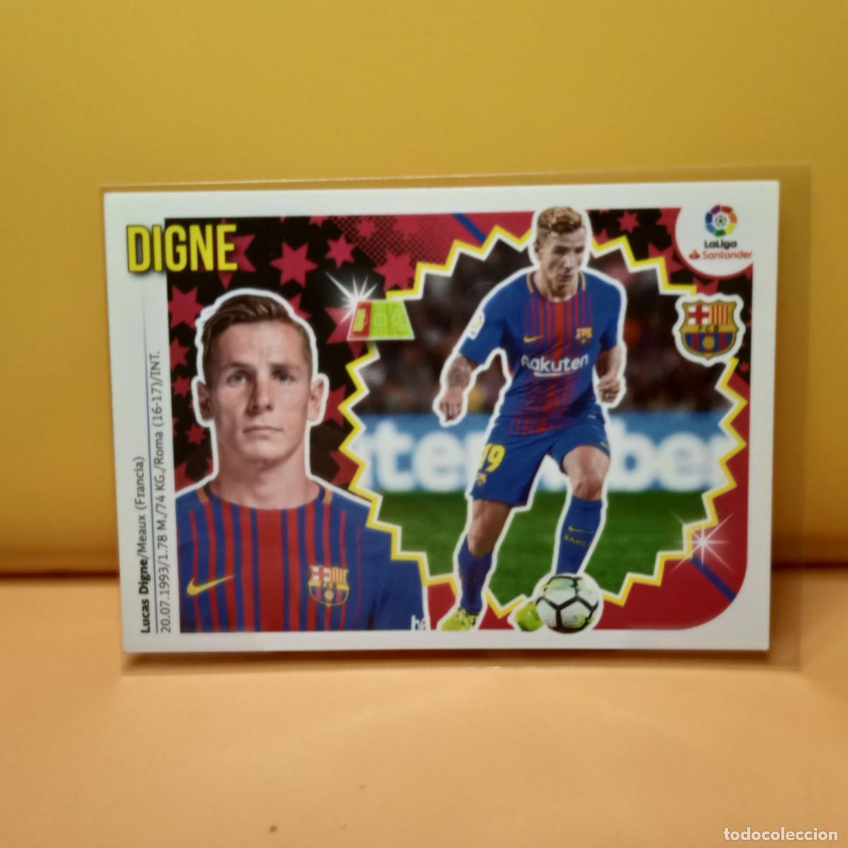 Cromos de f&uacute;tbol: EDICIONES ESTE 2018 2019 18 19 F.C BARCELONA DIGNE 7B 7 B