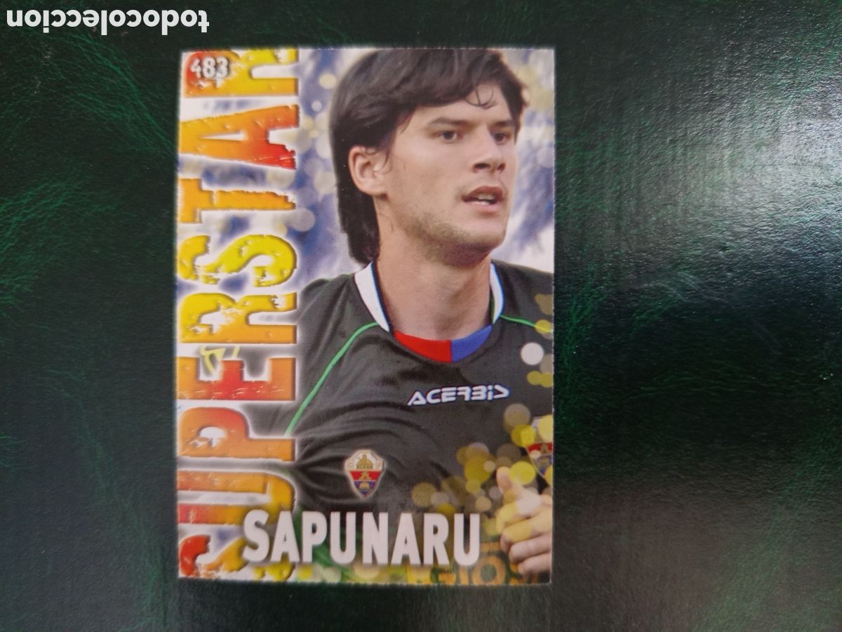 Cromos de Futebol: ❇️ CROMO ⚽ SAPUNARU ELCHE 483 SUPERSTAR FICHAS LIGA QUIZ GAME 2014 13 14 2013 2014 MUNDICROMO ❇️