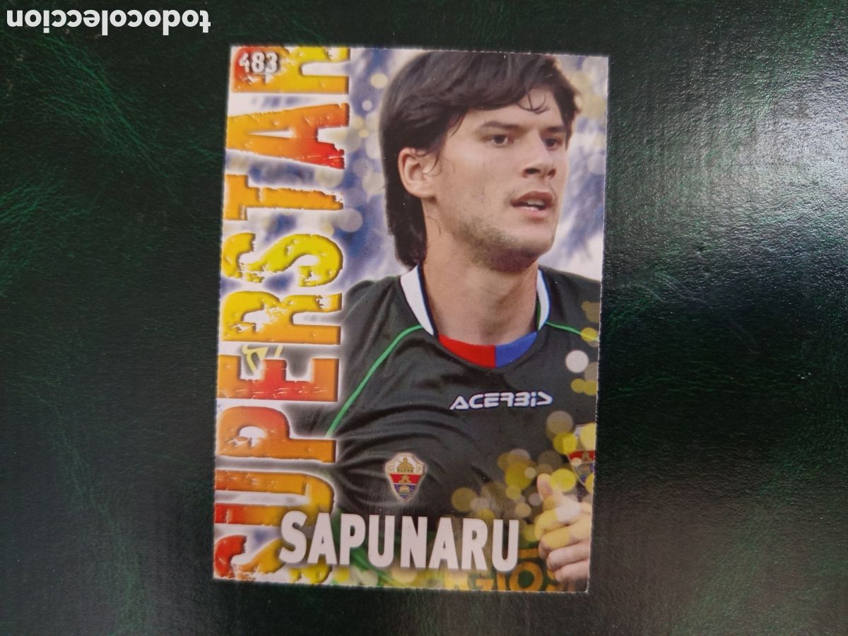 Cromos de Futebol: ❇️ CROMO ⚽ SAPUNARU ELCHE 483 SUPERSTAR FICHAS LIGA QUIZ GAME 2014 13 14 2013 2014 MUNDICROMO ❇️