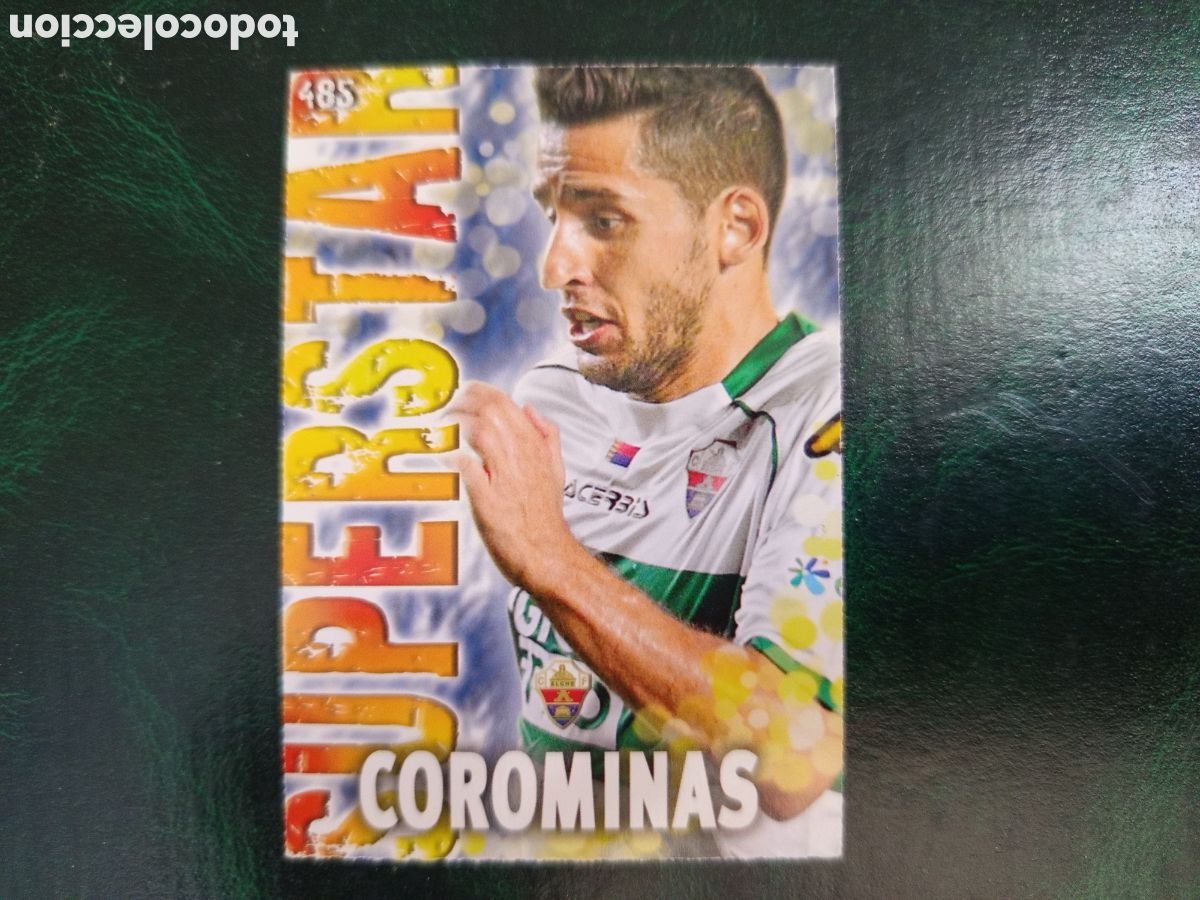 Figurine di Calcio: ❇️ CROMO ⚽ COROMINAS ELCHE 485 SUPERSTAR FICHAS LIGA QUIZ GAME 2014 13 14 2013 2014 MUNDICROMO ❇️