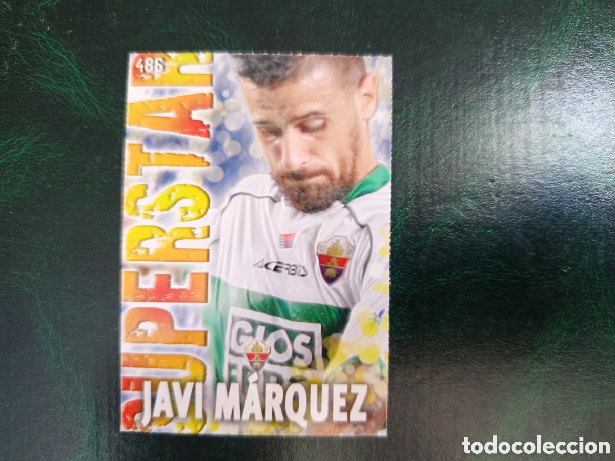 Cromos de f&uacute;tbol: ❇️ CROMO ⚽ JAVI M&Aacute;RQUEZ ELCHE 486 SUPERSTAR FICHAS LIGA QUIZ GAME 2014 13 14 2013 2014 MUNDICROMO ❇️