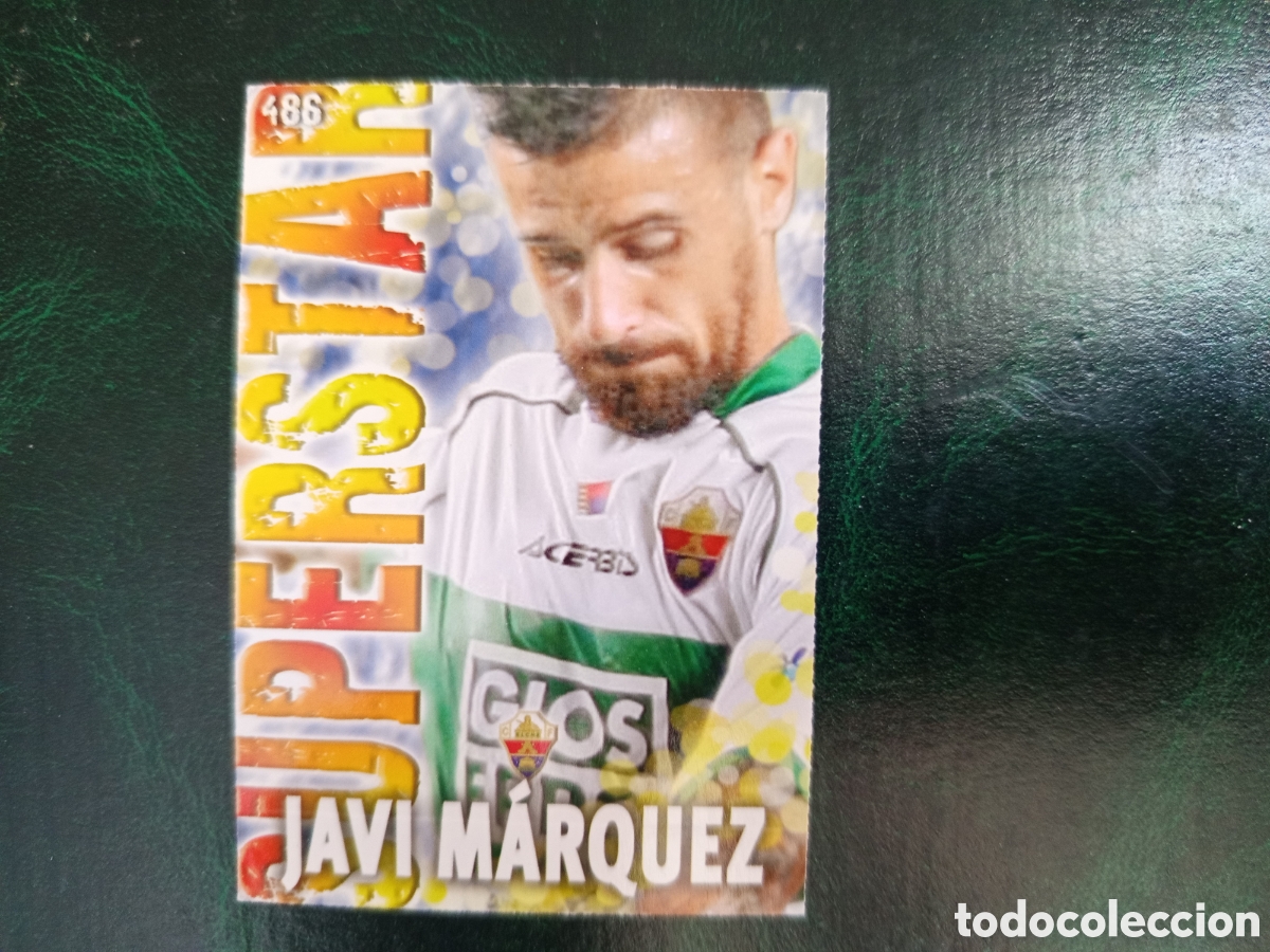 Cromos de f&uacute;tbol: ❇️ CROMO ⚽ JAVI M&Aacute;RQUEZ ELCHE 486 SUPERSTAR FICHAS LIGA QUIZ GAME 2014 13 14 2013 2014 MUNDICROMO ❇️