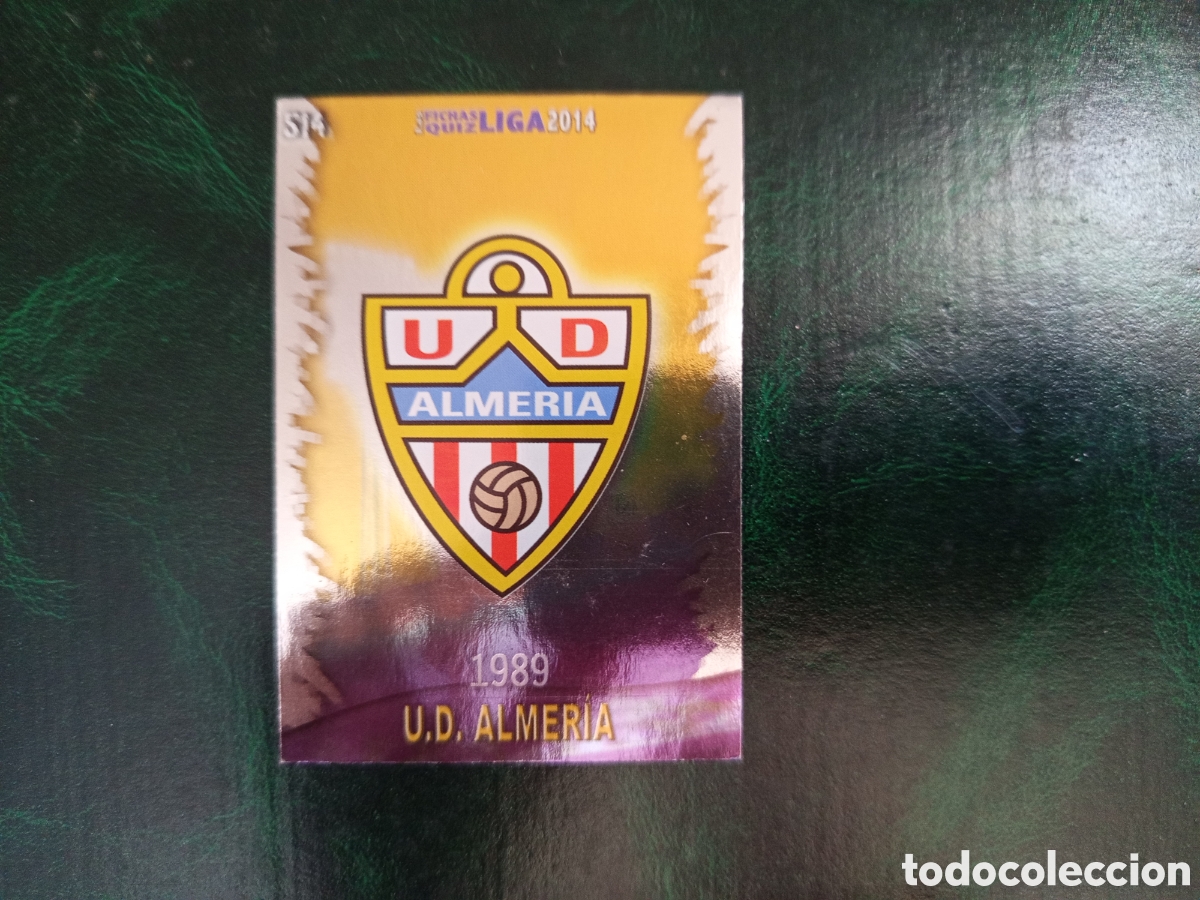Cromos de f&uacute;tbol: ❇️ CROMO ⚽ ESCUDO ALMER&Iacute;A 514 FICHAS LIGA QUIZ GAME 2014 13 14 2013 2014 MUNDICROMO ❇️
