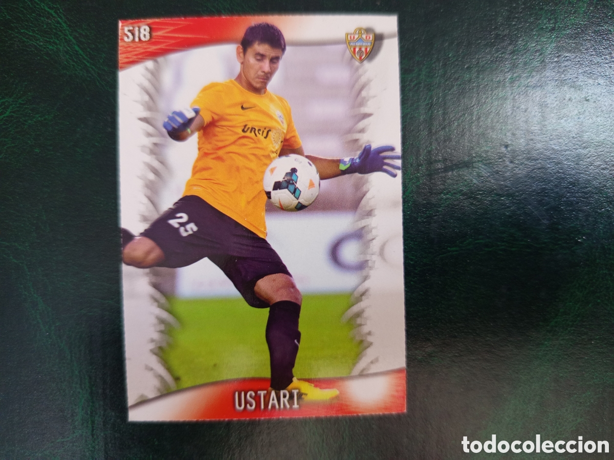 Cromos de Futebol: ❇️ CROMO ⚽ USTARI ALMER&Iacute;A 518 FICHAS LIGA QUIZ GAME 2014 13 14 2013 2014 MUNDICROMO ❇️