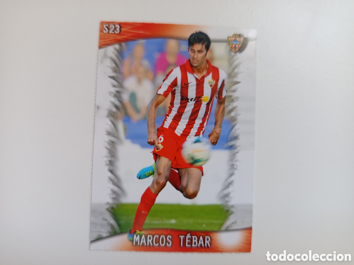 Cromos de Futebol: ❇️ CROMO ⚽ MARCOS T&Eacute;BAR ALMER&Iacute;A 523 FICHAS LIGA QUIZ GAME 2014 13 14 2013 2014 MUNDICROMO ❇️