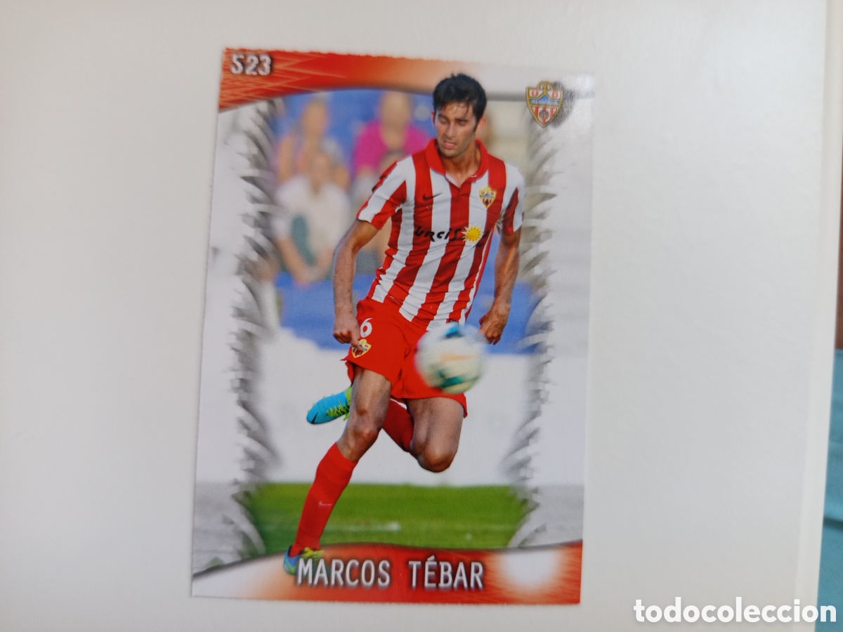 Cromos de Futebol: ❇️ CROMO ⚽ MARCOS T&Eacute;BAR ALMER&Iacute;A 523 FICHAS LIGA QUIZ GAME 2014 13 14 2013 2014 MUNDICROMO ❇️