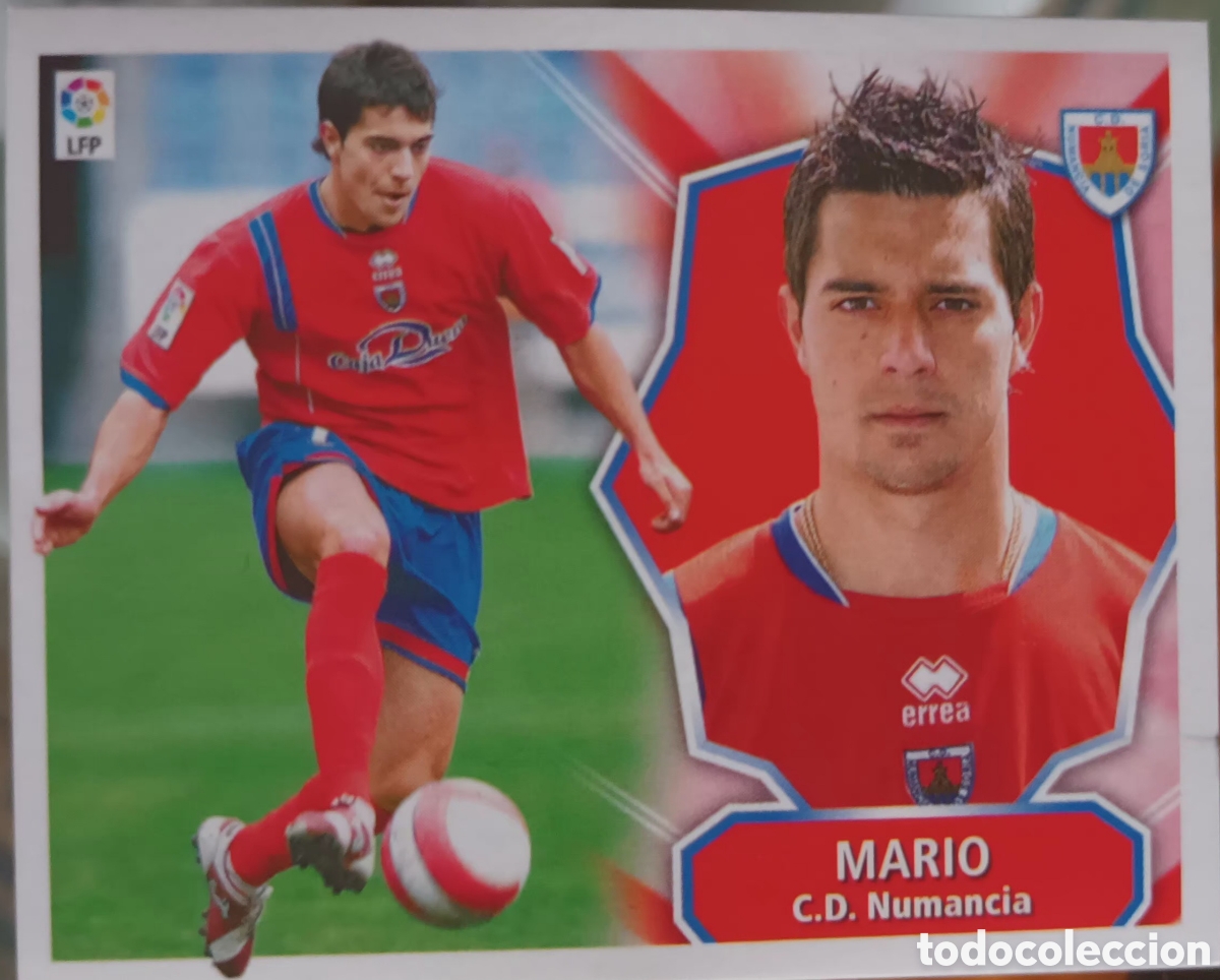 Cromos de f&uacute;tbol: CROMO DE MARIO. CD NUMANCIA