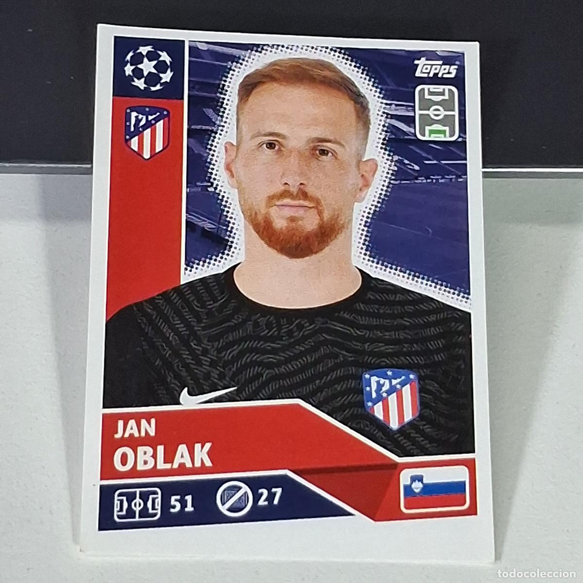 Fu&szlig;ball-Sticker: A41 ATM3 ATM 3 ATLETICO MADRID OBLAK UEFA CHAMPIONS LEAGUE STICKER 2020 2021 20 21 CROMO TOPPS