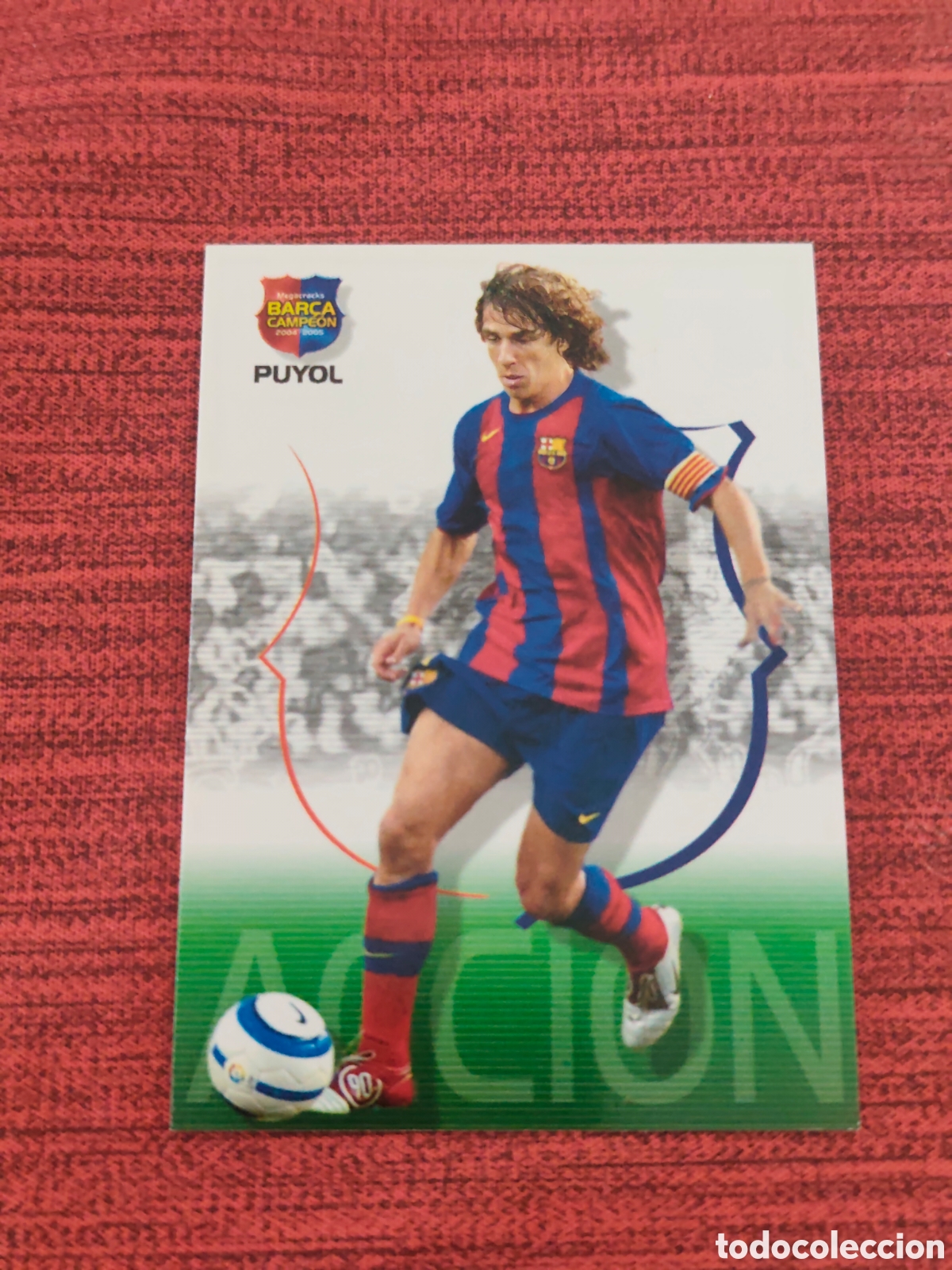 Cromos de f&uacute;tbol: #44 PUYOL FC BARCELONA MEGACRACKS BAR&Ccedil;A CAMPE&Oacute;N 2004 2005