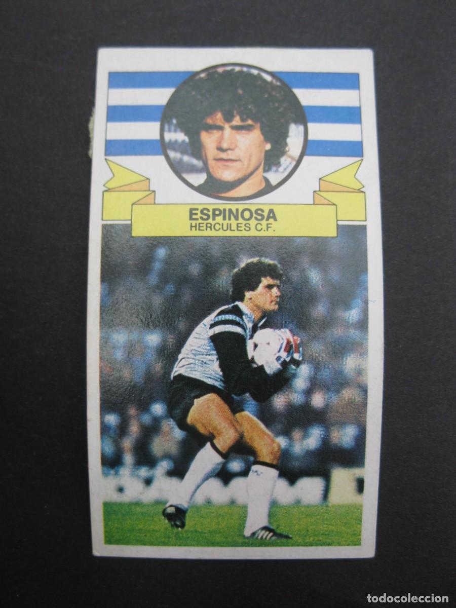 Fu&szlig;ball-Sticker: ESPINOSA (HERCULES C.F.) - CAMPEONATO DE LIGA 85/86 - EDICIONES ESTE.
