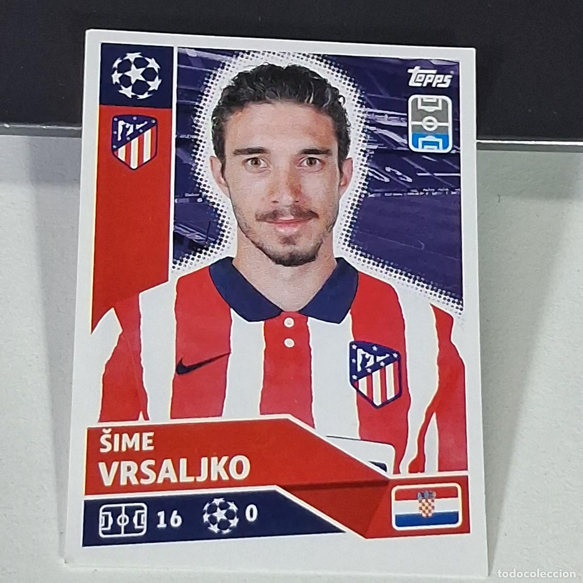 Fu&szlig;ball-Sticker: A41 ATM 9 ATM9 VRSALJKO ATLETICO DE MADRID UEFA CHAMPIONS LEAGUE STICKER 2020 2021 20 21 CROMO TOPPS