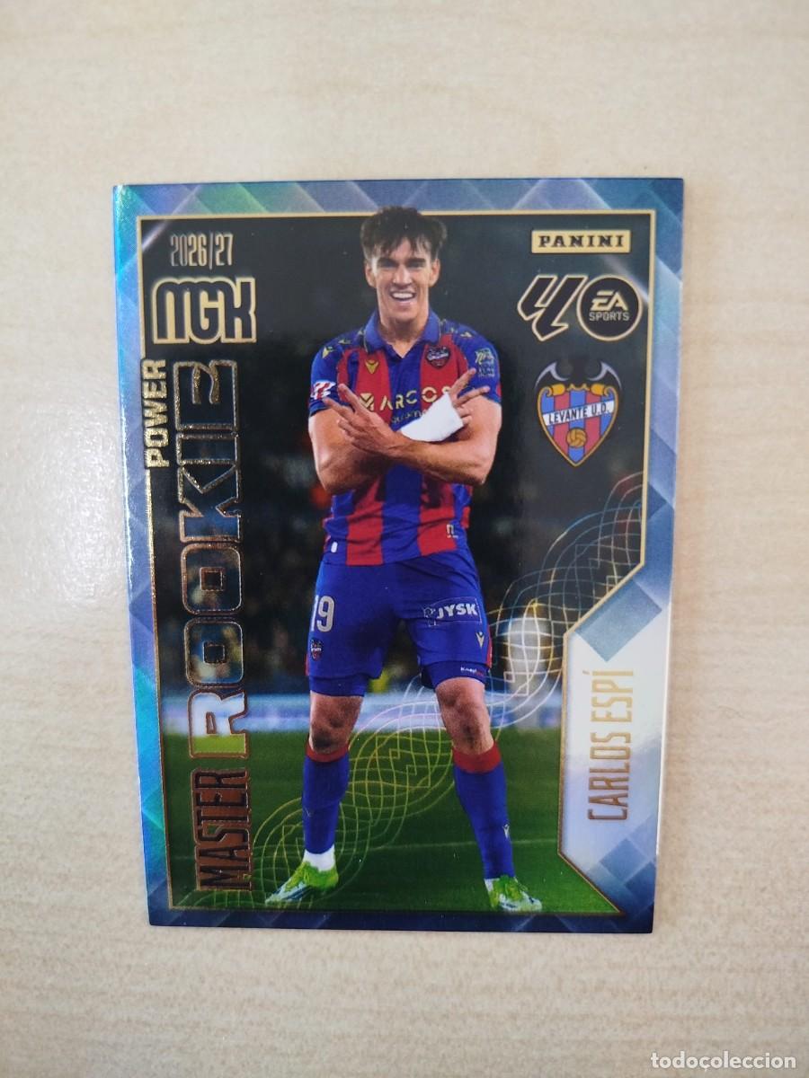 Fu&szlig;ball-Sticker: #408P CARLOS ESP&Iacute; LEVANTE UD 26 27 PANINI MEGACRACKS MASTER ROOKIE POWER BOX PREMIUM 25 ANIVERSARIO