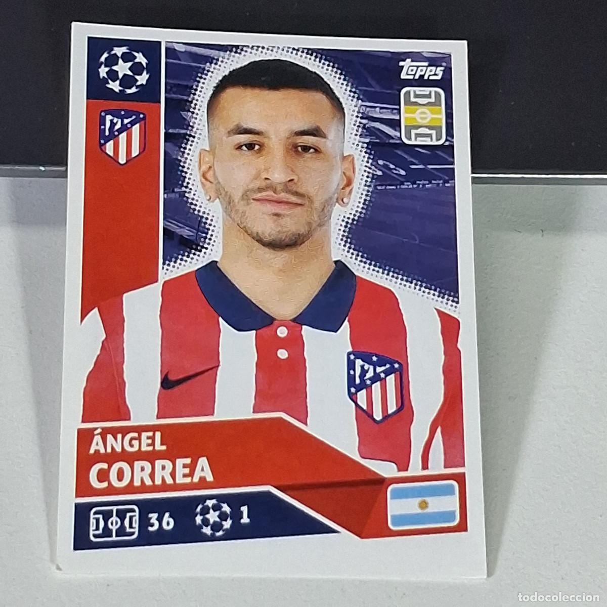 Fu&szlig;ball-Sticker: A41 ATM14 ATM 14 CORREA ATLETICO DE MADRID UEFA CHAMPIONS LEAGUE STICKER 2020 2021 20 21 CROMO TOPPS