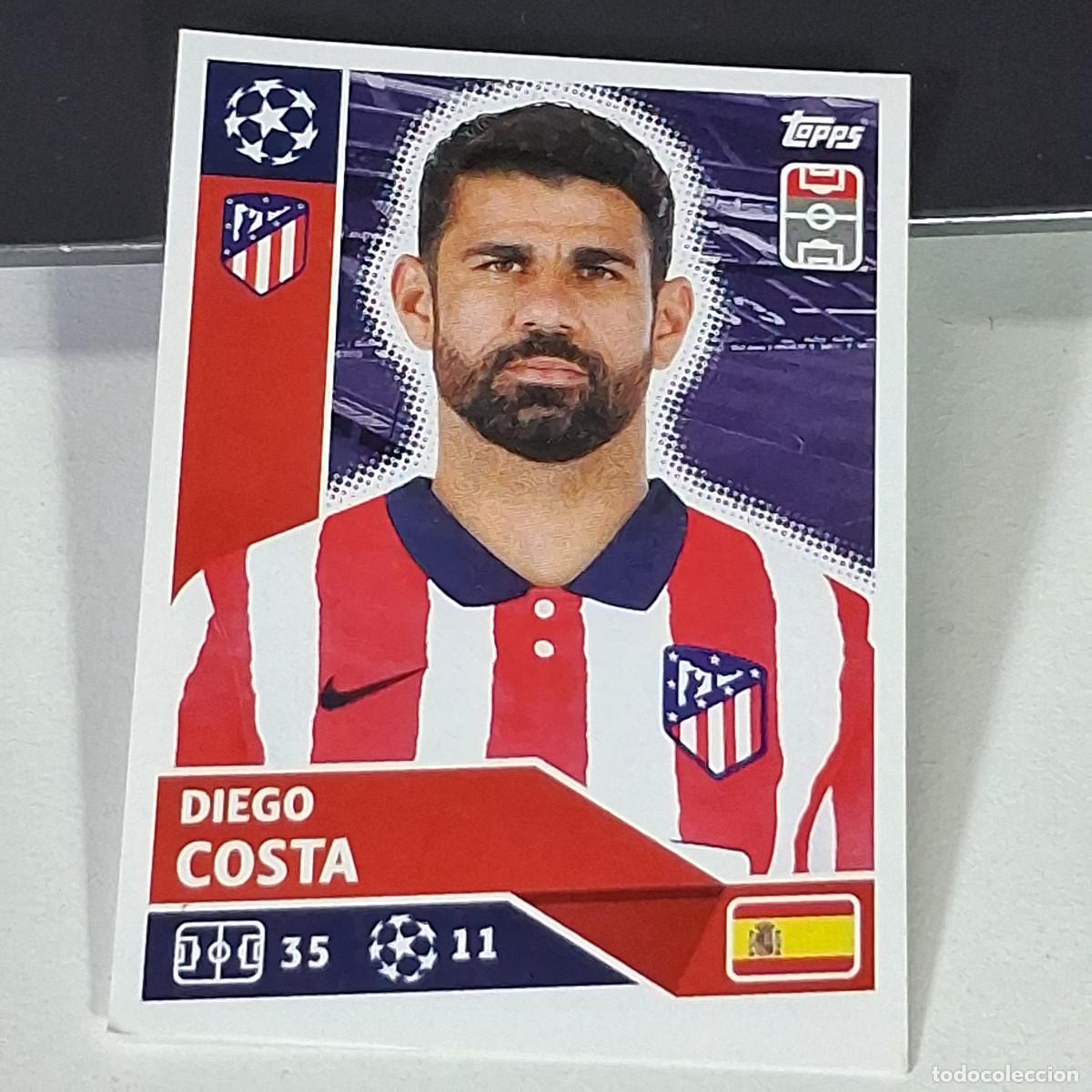 Fu&szlig;ball-Sticker: A41 ATM18 ATM 18 DIEGO COSTA ATLETICO DE MADRID UEFA CHAMPIONS LEAGUE STICKER 2020 2021 20 21 TOPPS