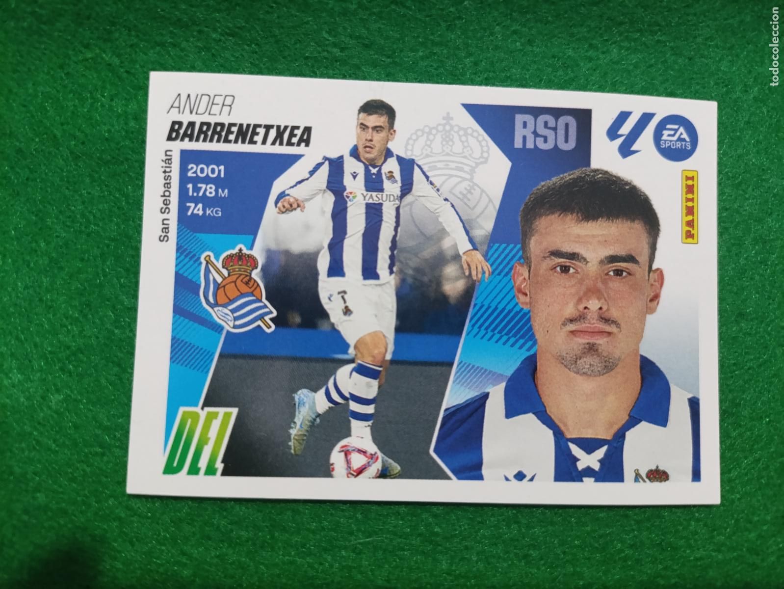 Fu&szlig;ball-Sticker: LIGA ESTE 2025 2026 REAL SOCIEDAD N&ordm; 17 BARRENETXEA