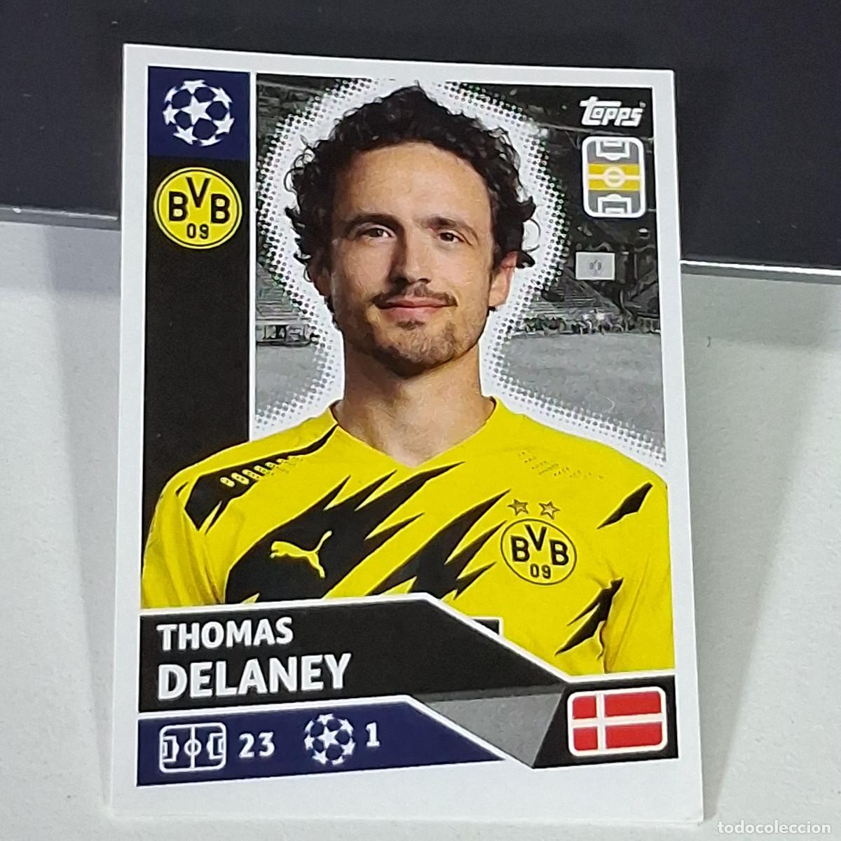 Cartes &agrave; collectionner de Football: A41 DOR12 DOR 12 DORTMUND THOMAS DELANEY UEFA CHAMPIONS LEAGUE STICKER 2020 2021 20 21 TOPPS